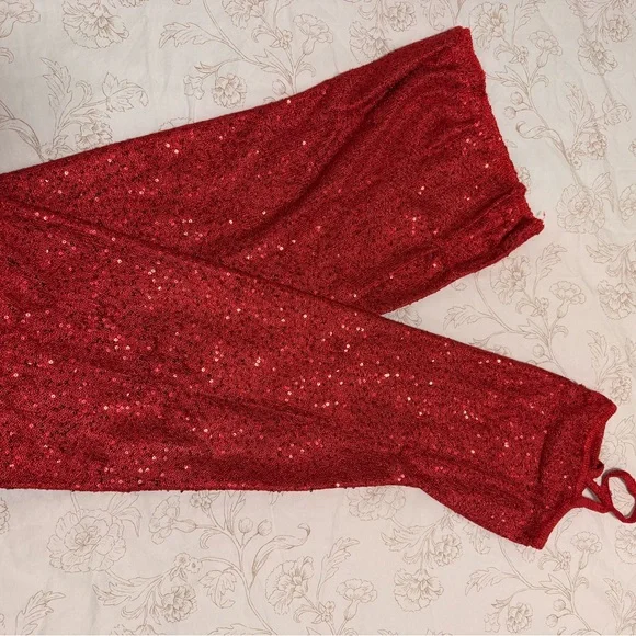 Lovers + Friends Red Sequin Maxi Dress - Picture 5 of 6